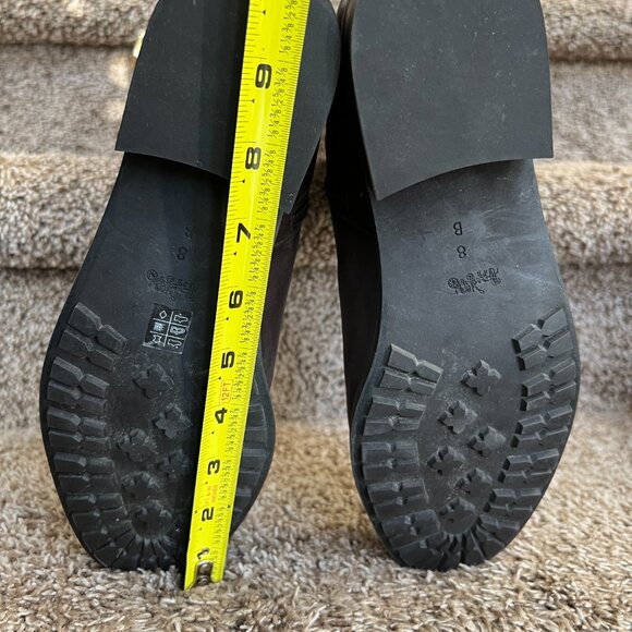 Coach Easton  Women's Tall Brown Side Zip Leather Boots. - Picture 12 of 13